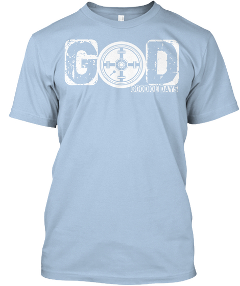 God Baby Blue T-Shirt Front