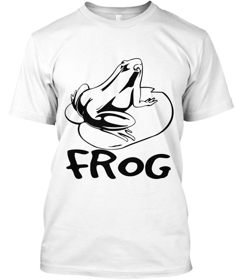 Frog White T-Shirt Front