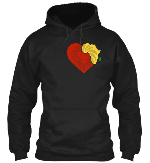 Africa In My Heart Limited Edition Black Maglietta Front