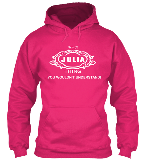 Julia Thing Tshirt Heliconia T-Shirt Front