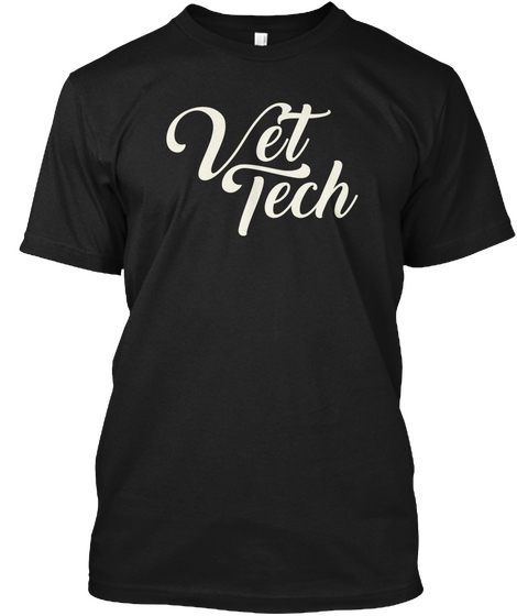 Vet Tech Black Camiseta Front