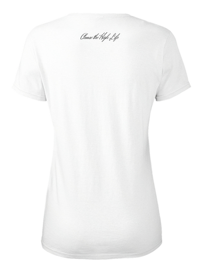 Stiletto Inspired T Shirt White T-Shirt Back