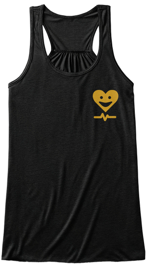 Fitness Moves Workout Gym Tank Top Black T-Shirt Front