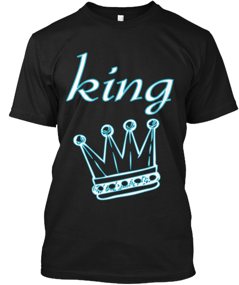 King Black Camiseta Front