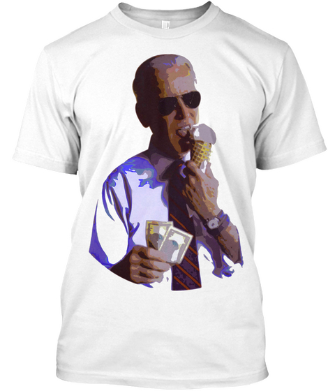 Uncle Joe White áo T-Shirt Front