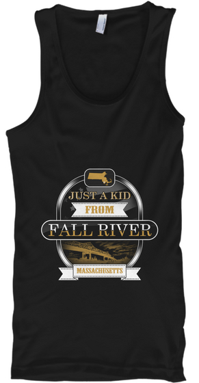 Just A Kid From Fall River Massachusetts Black Kaos Front