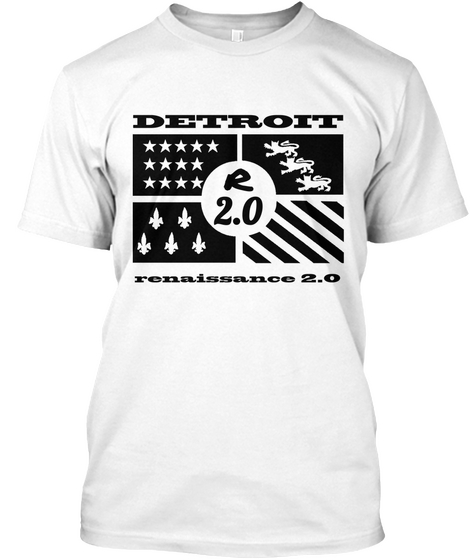 Detroit R 2.0 Renaissance 2.0 White Camiseta Front