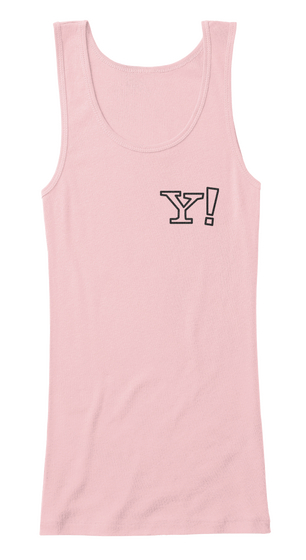 Y! Soft Pink áo T-Shirt Front