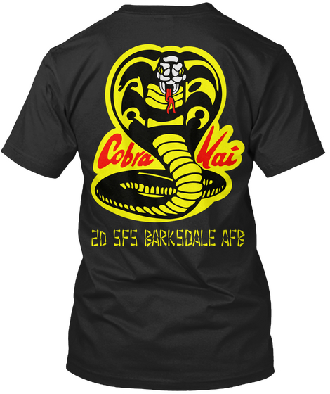 Cobra Hai So Sfs Barksdale Afb Black Camiseta Back