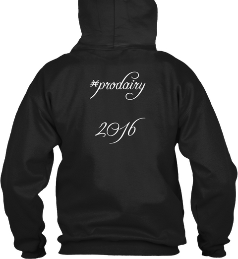 #Prodairy

2016 Black áo T-Shirt Back