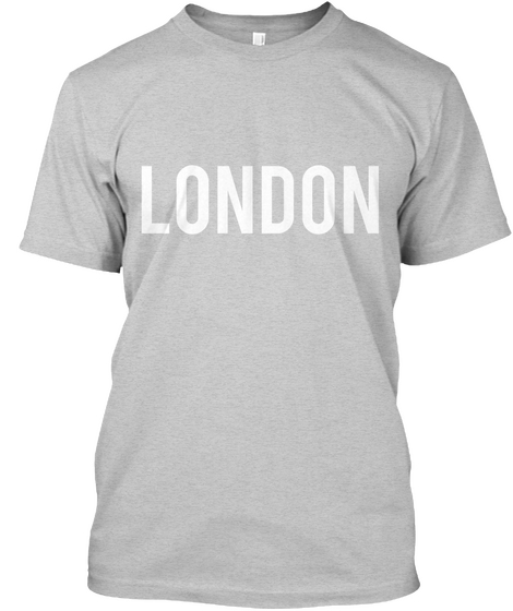 London Light Steel T-Shirt Front