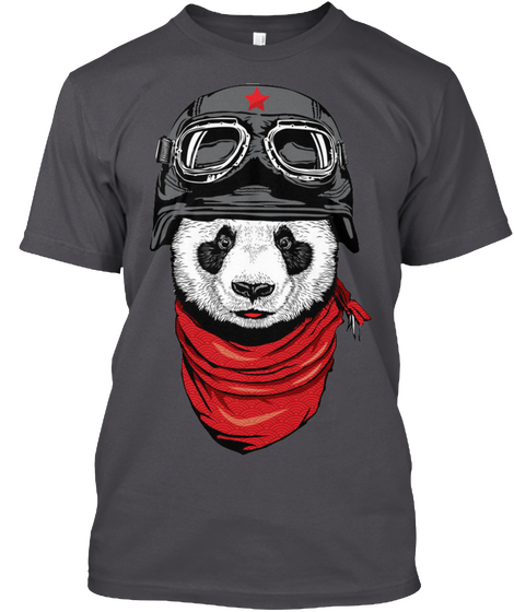 Rough Panda Asphalt T-Shirt Front