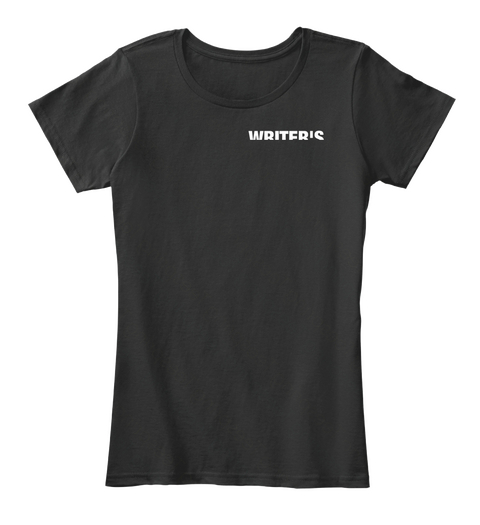 Writer's Mom Black Camiseta Front