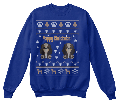 Yappy Christmas! Deep Royal  Camiseta Front