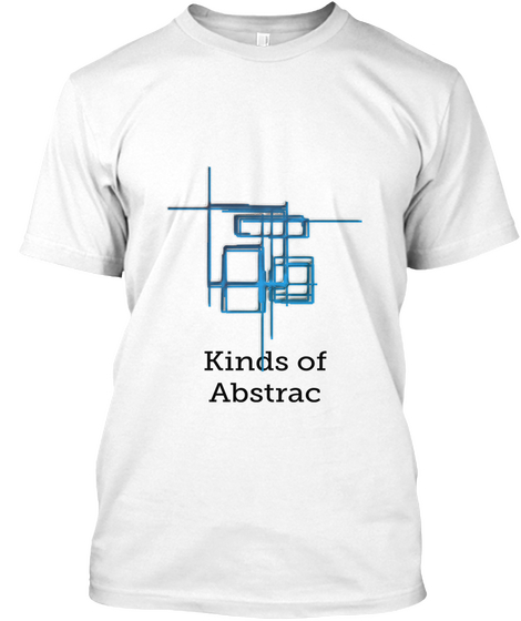 Kinds Of
Abstrac White Camiseta Front