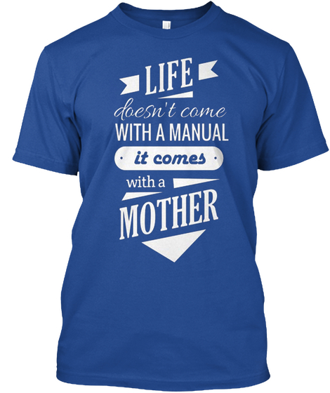 Mother's Day Premium T Shirt Deep Royal Maglietta Front