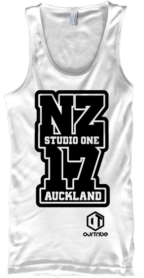 Nz 17 Studio One Auckland Ojrtribe White Maglietta Front