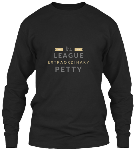 E.S.T. The 1975 League Of Extraordinary Petty Black T-Shirt Front