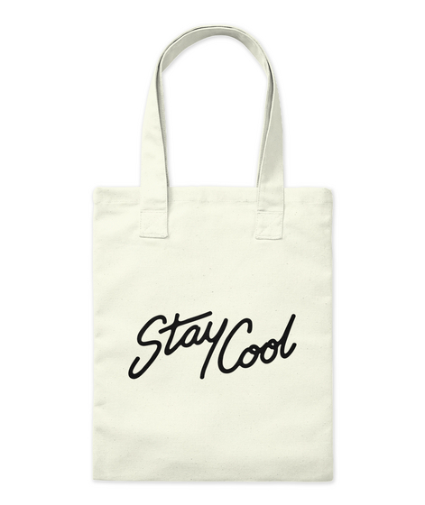 Stay Cool  Natural T-Shirt Front
