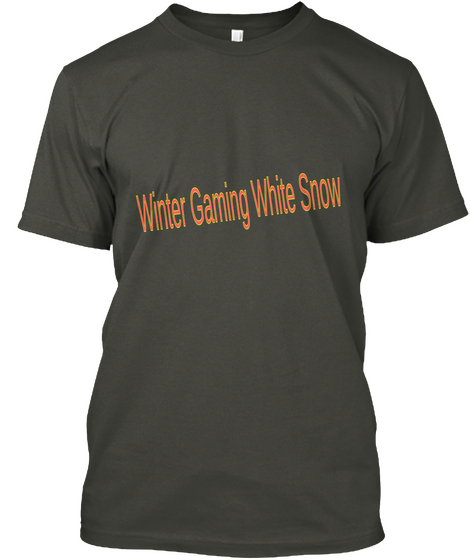 Winter Gaming White Snow  Smoke Gray Kaos Front