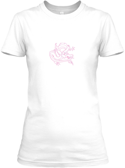 Dragon4 White Camiseta Front