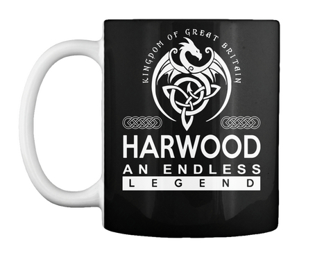 Mug   Harwood An Endless Legend Black T-Shirt Front