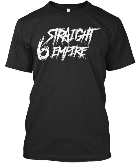 Straight 6 Empire Black T-Shirt Front