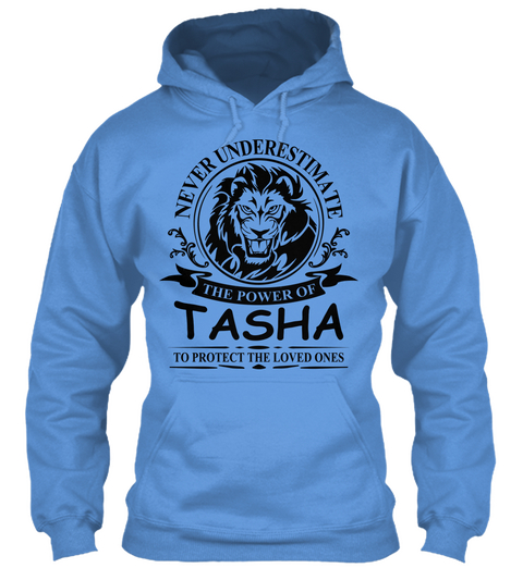  Power Of Tasha   Tasha Love Carolina Blue T-Shirt Front