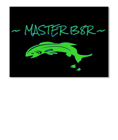 Masterb8r Black áo T-Shirt Front