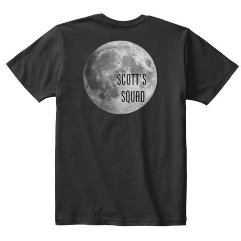 Scott's Squad Black T-Shirt Back