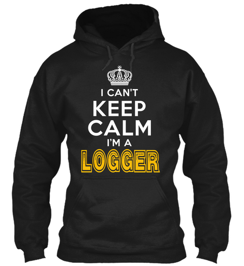 I Can't Keep Calm I'm Ligger Black Camiseta Front