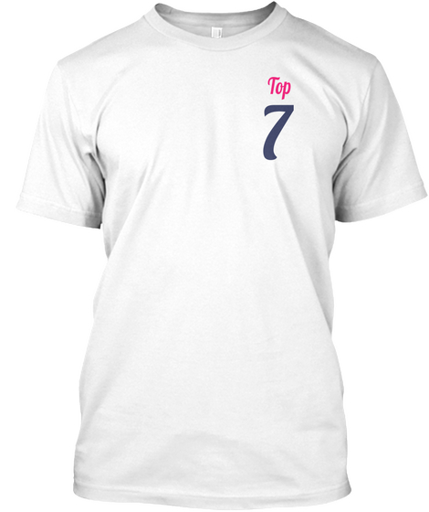 Top 7 White T-Shirt Front