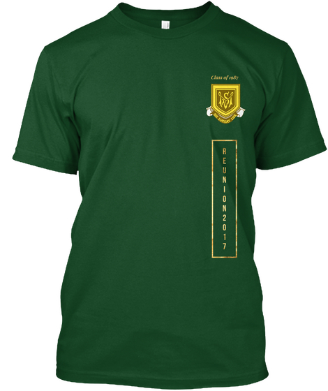 Manchester High School Class Of 1987 Deep Forest Camiseta Front