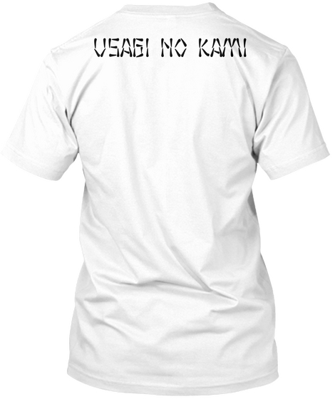 Usagi No Kami White Camiseta Back