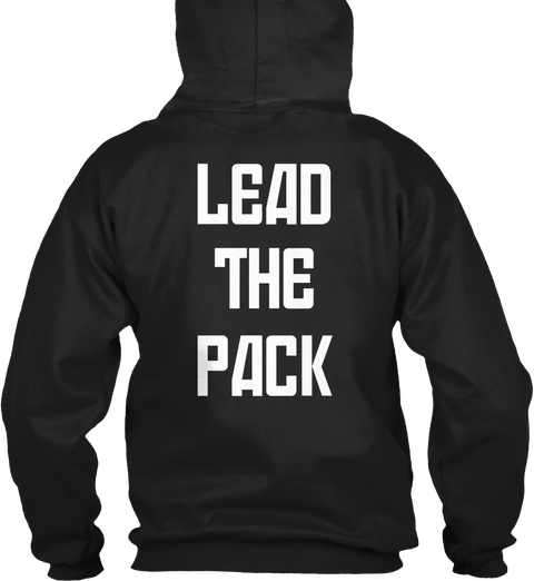 Lead The Pack Black Camiseta Back
