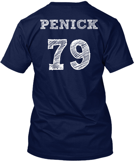 Penick 79 Navy T-Shirt Back