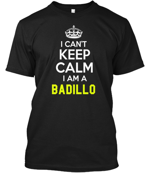 Badillo Black Maglietta Front