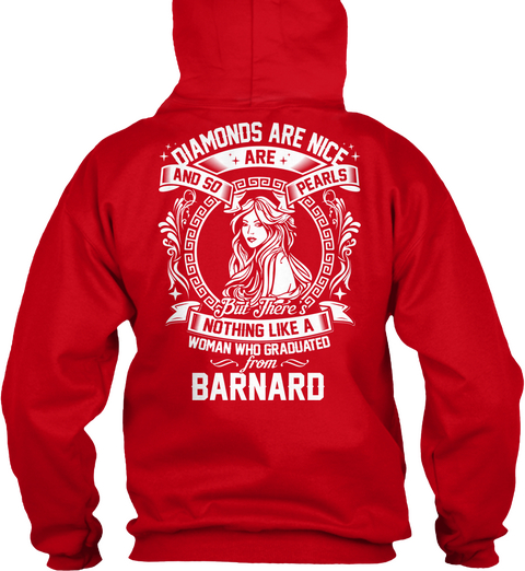 Barnard  Red T-Shirt Back