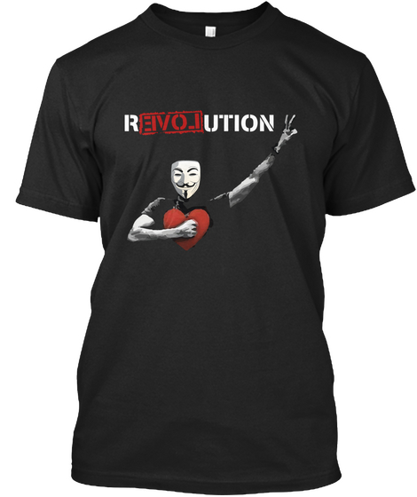 Revolution Black Maglietta Front