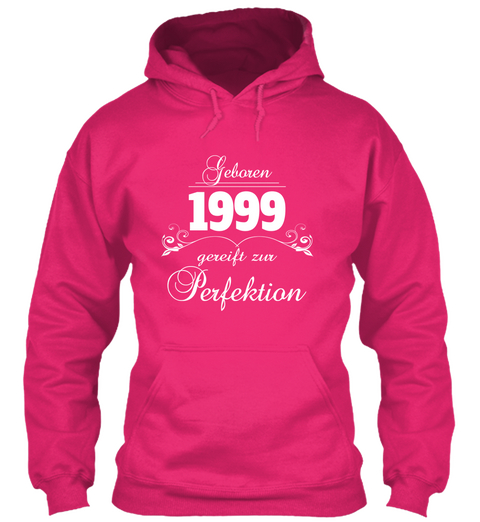 Geboren 1999 Gereift Zur Perfektion Heliconia T-Shirt Front