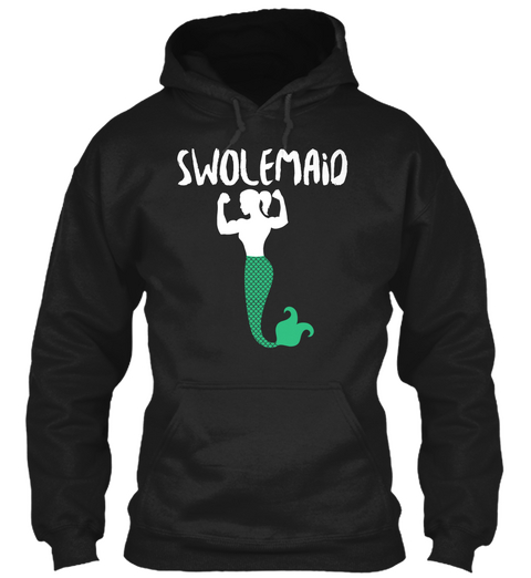 Swolemaid Black T-Shirt Front