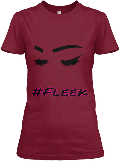 #Fleek Cardinal Red Maglietta Front