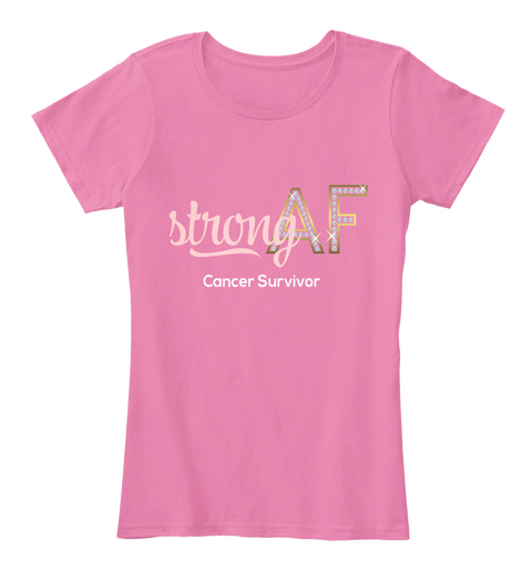 Cancer Survivor Heroes True Pink T-Shirt Front