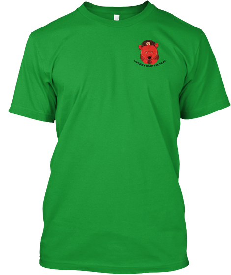 Loaded 4 Bear Tactical Kelly Green T-Shirt Front