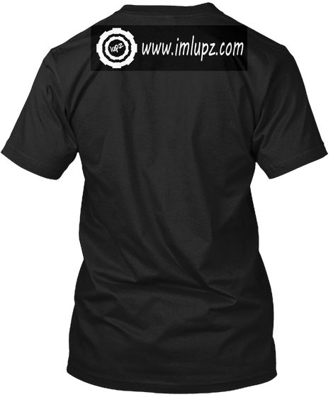 Www.Imlupz.Com Black T-Shirt Back
