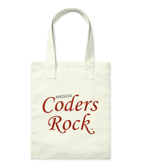 Medical Coders Rock Tm Natural T-Shirt Front