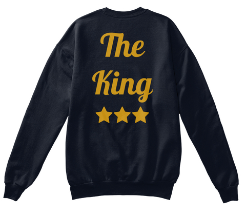 The
King
 French Navy Camiseta Back