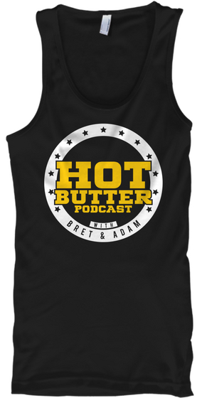Hot Butter Tank   Logo Black T-Shirt Front