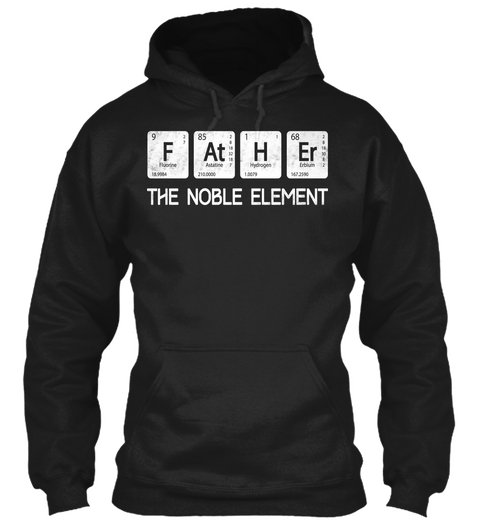 F At H Er The Noble Element Black T-Shirt Front