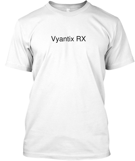 Vyantix Rx White áo T-Shirt Front